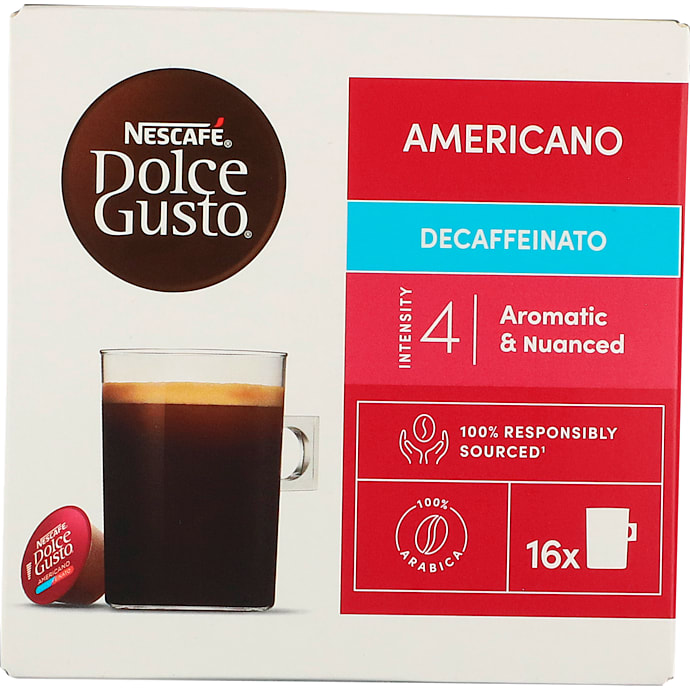Nescafé Koffeinfri Americano Kaffekapsler 16 stk