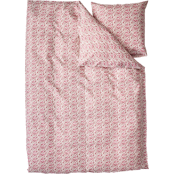 BASIS Trend Sengetøj 140x200 cm Rosa Blomst