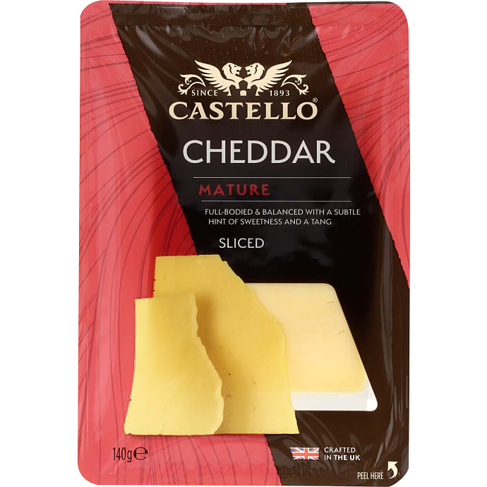 Cheddar ost i skiver 48+