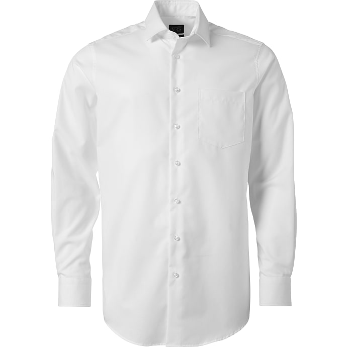 VRS Herre Slim Fit Skjorte Hvid
