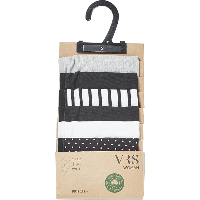 VRS dame 6-pak tai str. 2XL - multifarvet