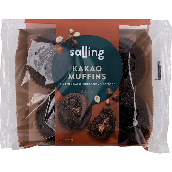 Muffins m. kakao