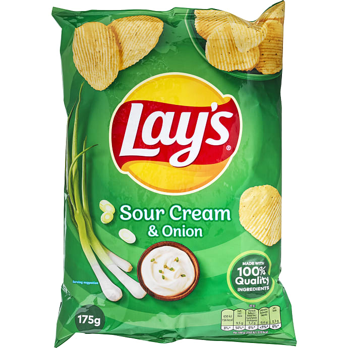 Chips m. sour cream & onion