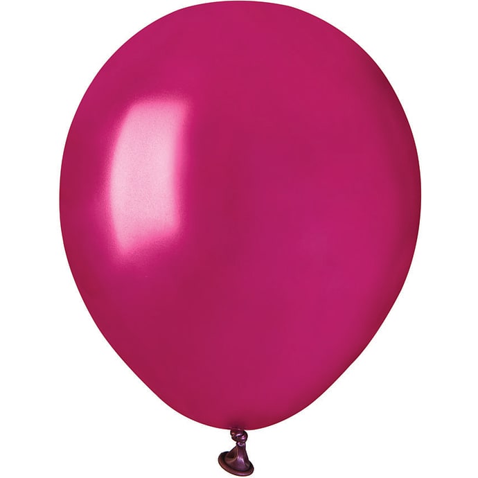 Latexballoner 13 cm metallic bordeaux