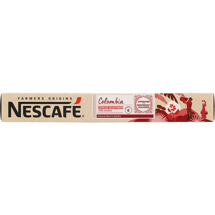 Farmers origins Colombia koffeinfri kaffekapsler