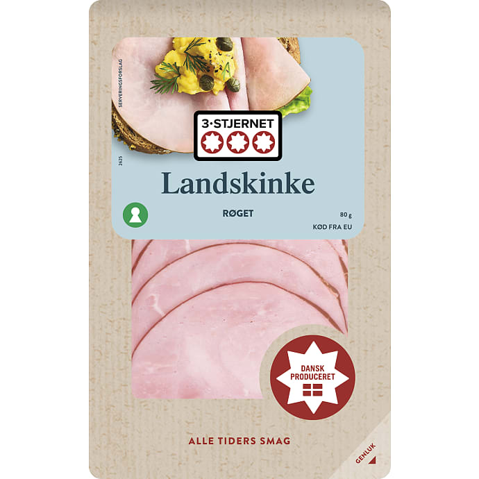 Landskinke i skiver