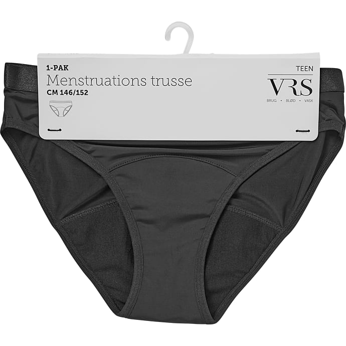 VRS teen menstruationstrusser str. 134/140 - sort