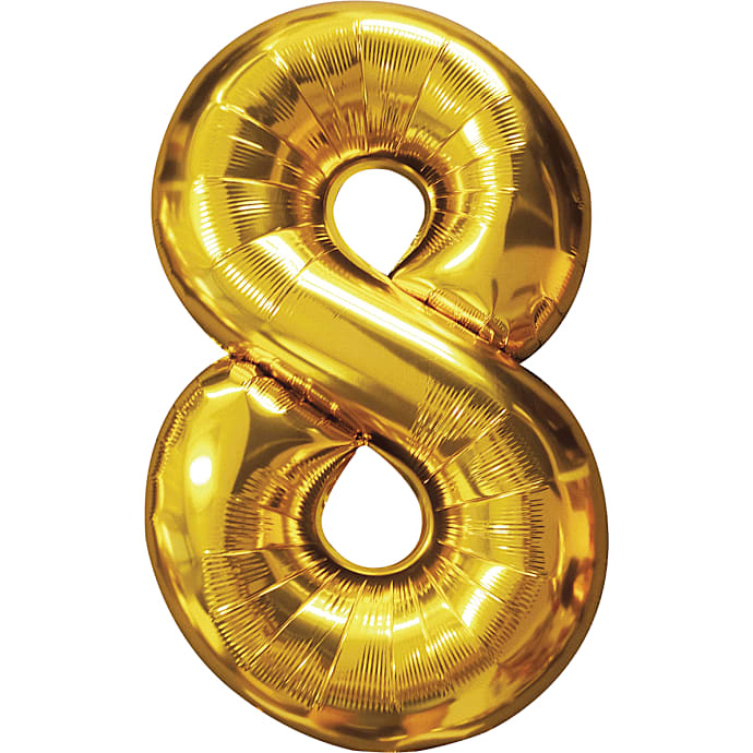 Salling Folieballon 8 86 cm Guld