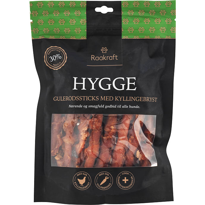 Gulerodsstænger m. kylling