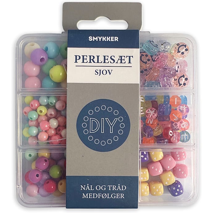 Perleæske - fun multifarvet