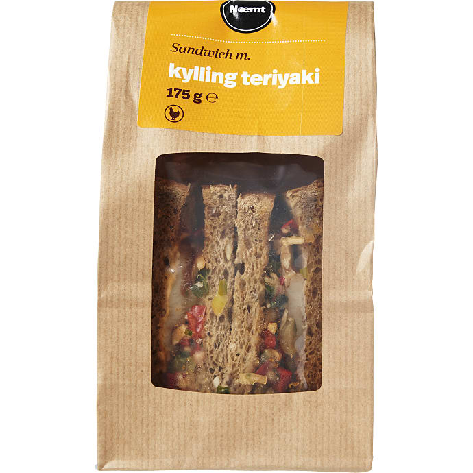 Næmt Sandwich med kylling teriyaki
