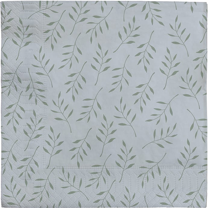 Mønstrede servietter 33x33 cm 20-pak – produktbillede