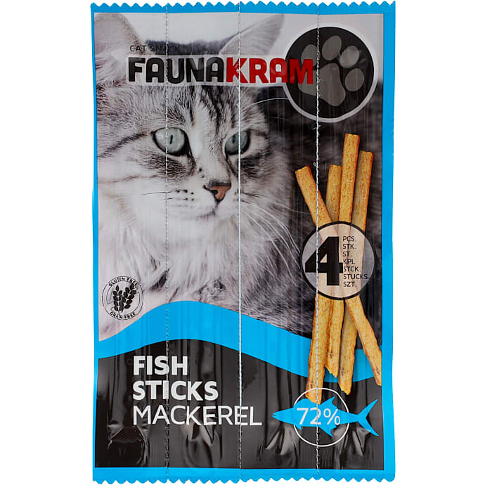 Faunakram Snackstænger m. makrel