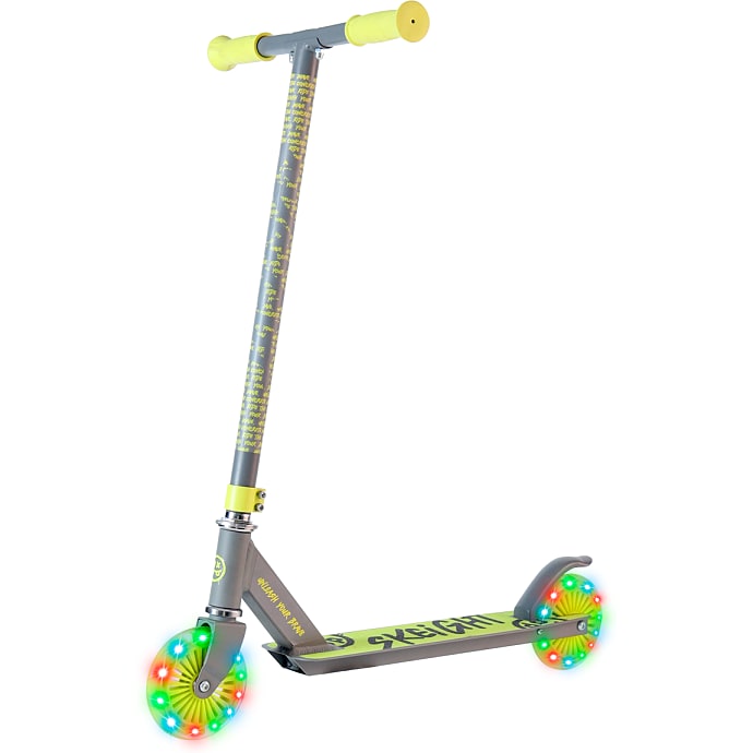 Skeight LED Løbehjul Grå/Lime