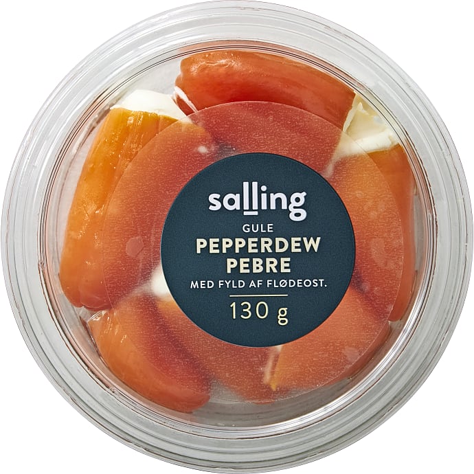Salling Fyldte gule peberfrugter m. flødeost