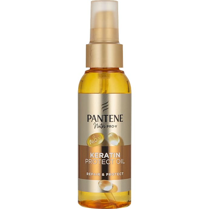 Keratin hårolie skadet hår