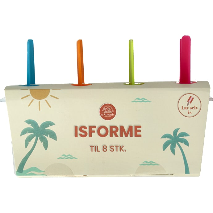 Isforme multifarvede