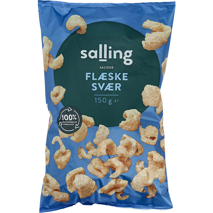 Flæskesvær m. salt