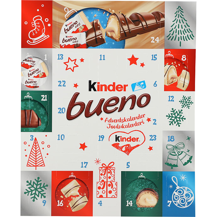 Julekalender m. Kinder Bueno