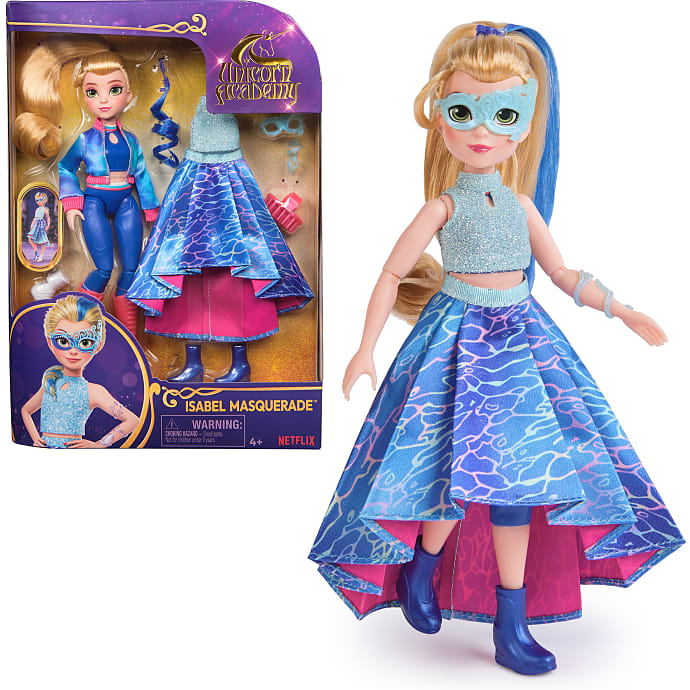 Unicorn academy Isabel masquerade dukke