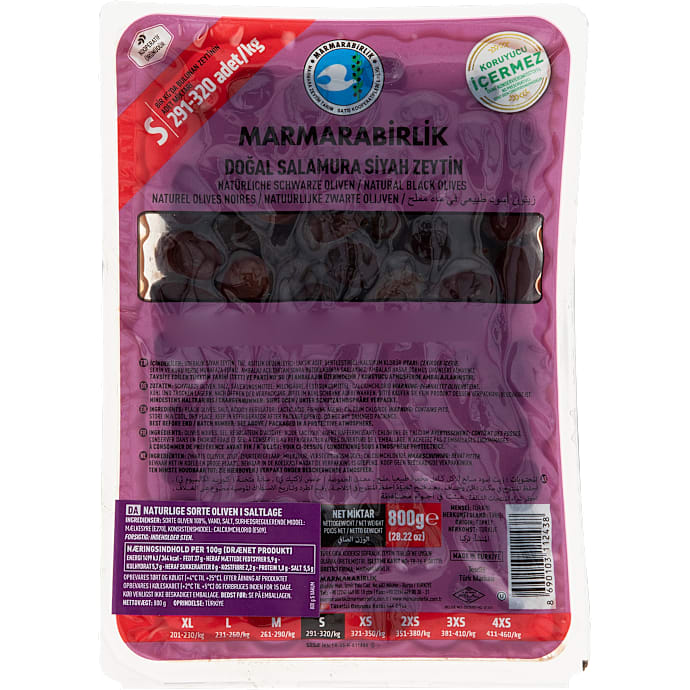 Marmarabirlik Sorte Oliven med Sten