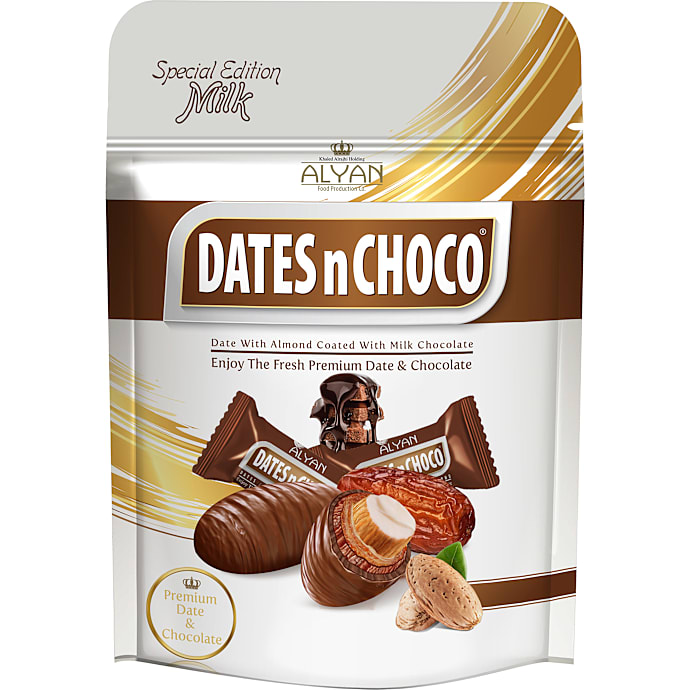 Alyan Dadler m. mandler og mælkechokolade