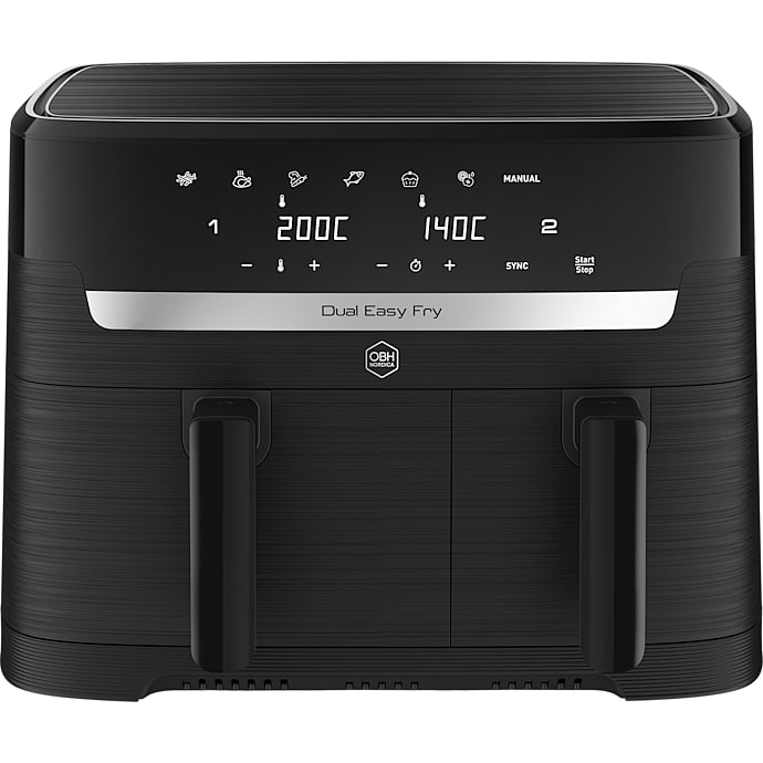 OBH Dual Easy Airfryer sort