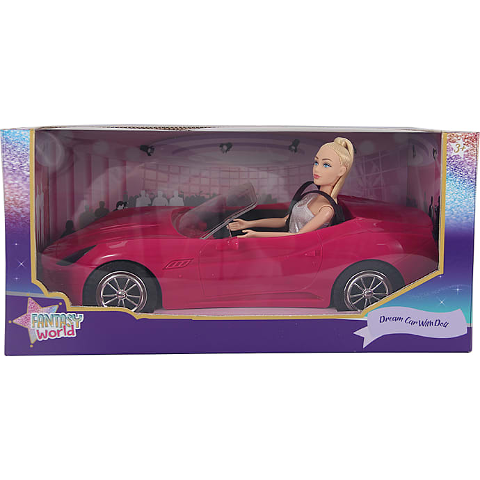 Fantasy World Drømmebil med Dukke