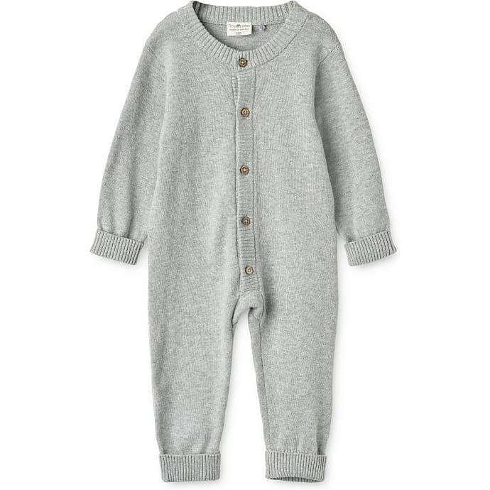 Tiny One baby heldragt str. 68 - grå