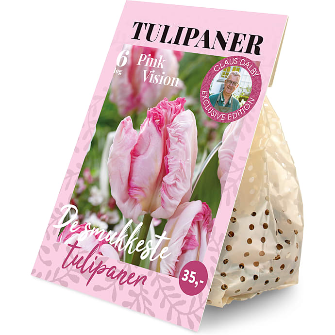 Claus Dalby Tulipaner Pink Vision 6 løg