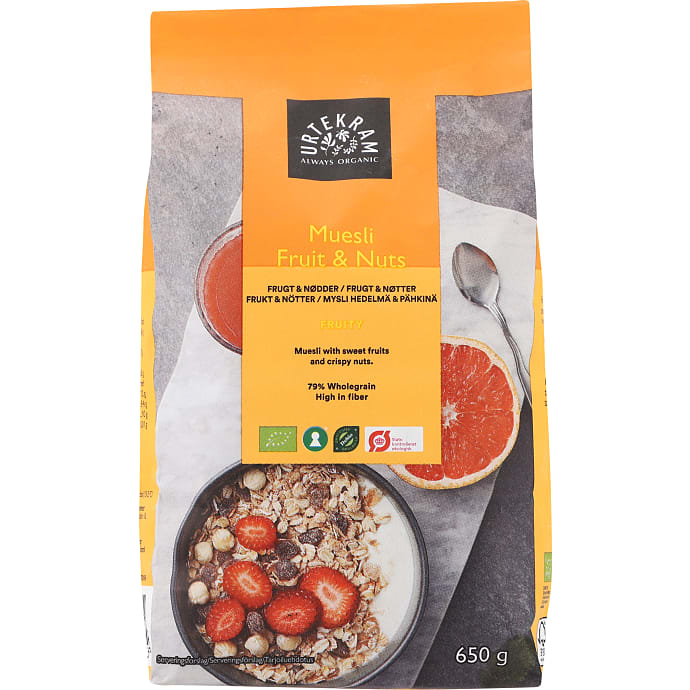 Urtekram Muesli Fruit & Nuts øko