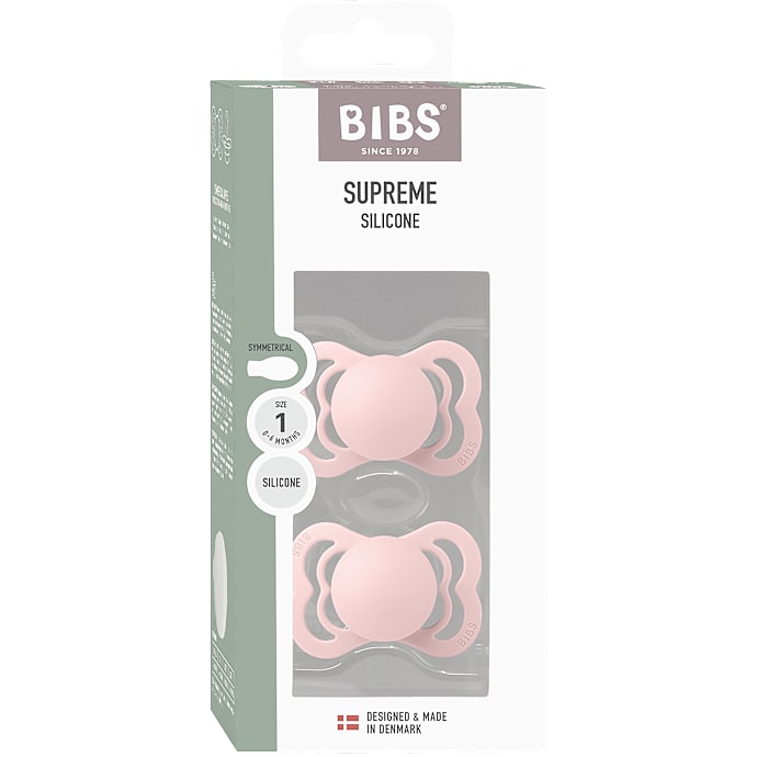 Bibs Symmetriske Sutter Silikone 0-6 mdr.