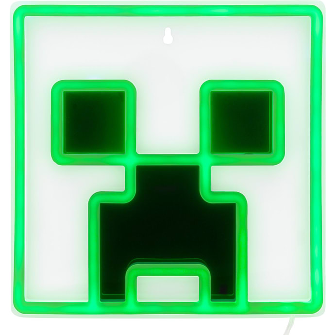 Paladone Minecraft Creeper LED neon væglampe grøn