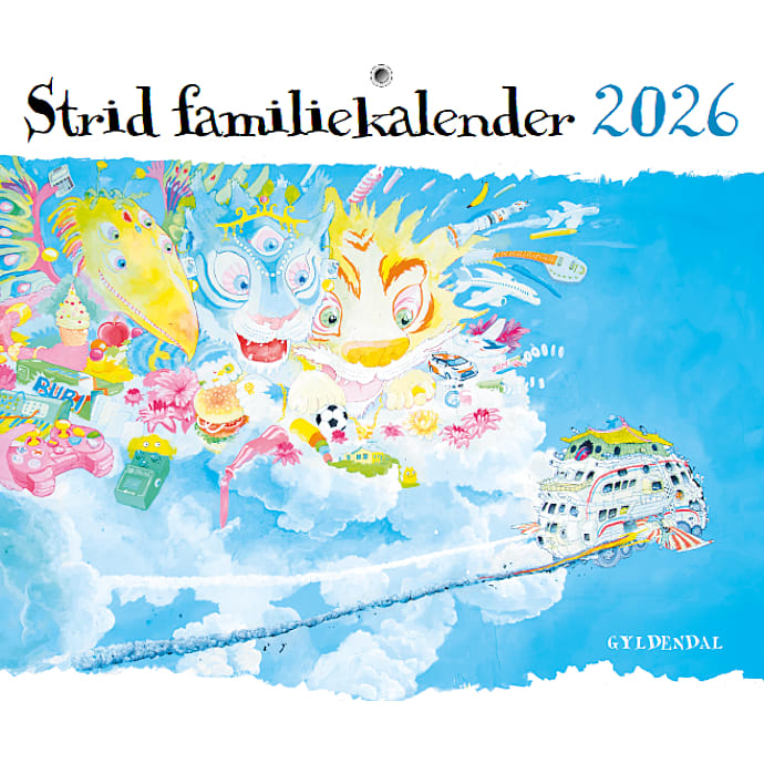 Gyldendal Strid Familiekalender 2026 Jakob Martin Strid