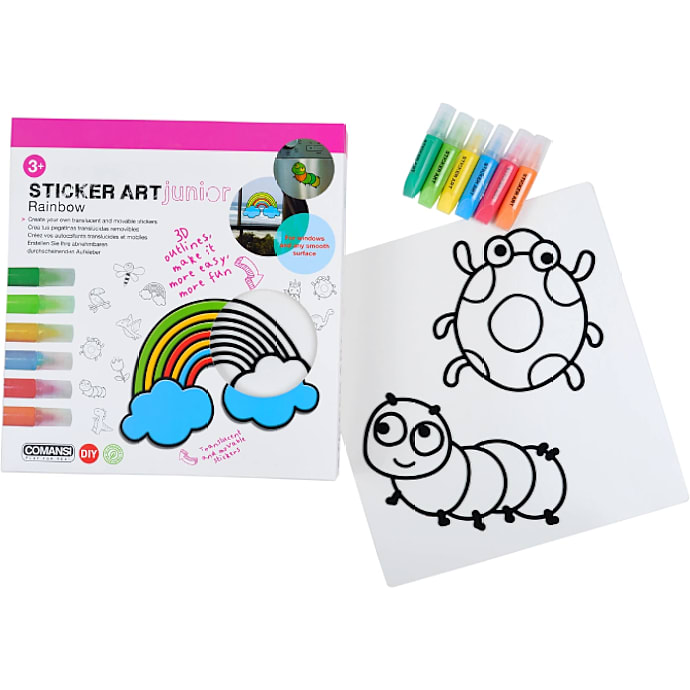 Sticker Window Art - regnbue
