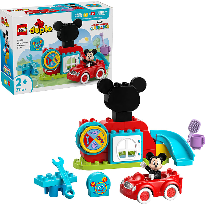 LEGO DUPLO Disney Mickeys Klubhus og Bil 10454