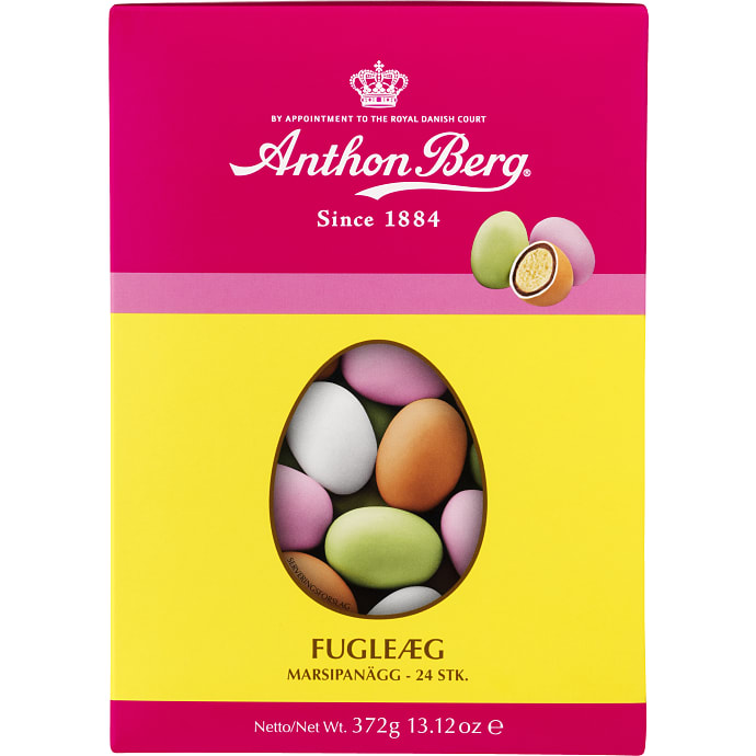 Chokoladeæg m. marcipanfyld
