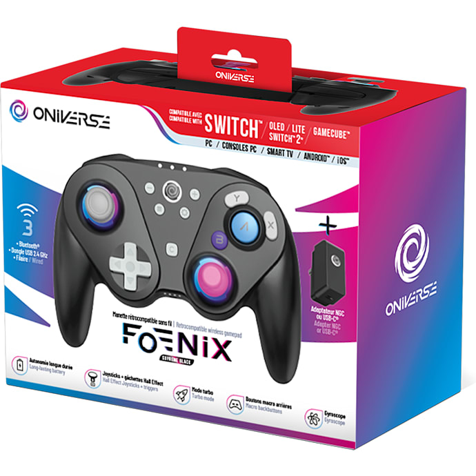 Oniverse Switch 2 Trådløs Controller - Sort