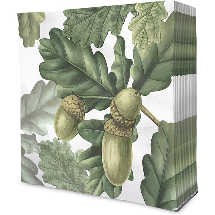 Mønstrede servietter 33x33 cm 20-pak