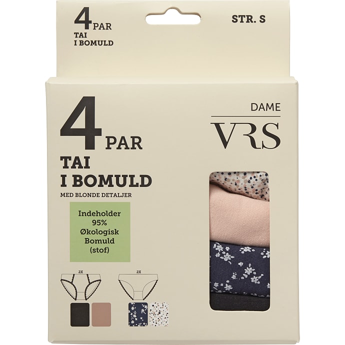 VRS Dame 4-pak Tai Trusser