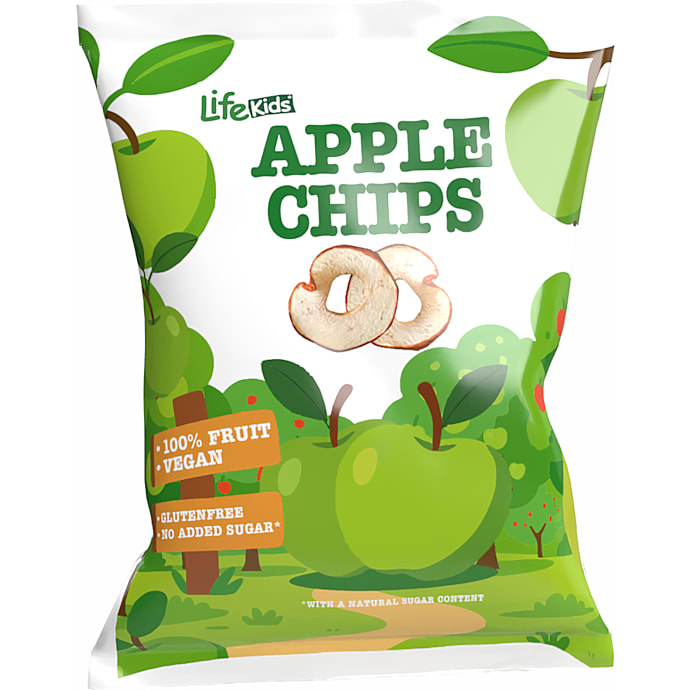 LifeKids Tørrede Æblechips