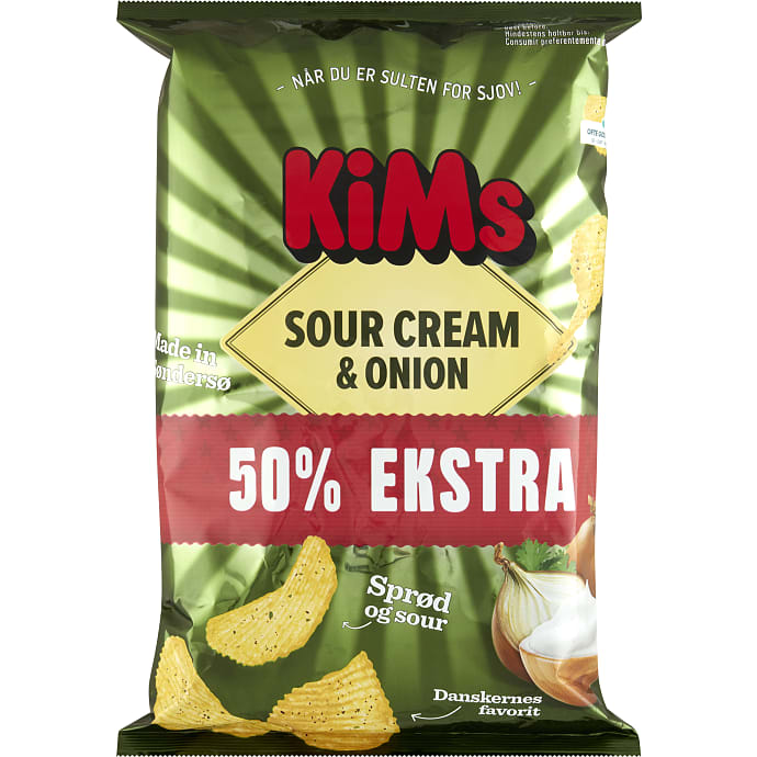 Chips m. sour cream & onion