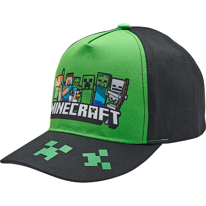Minecraft Børnekasket Grøn