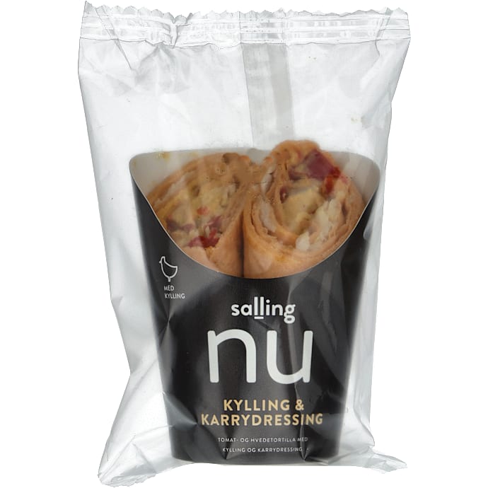 Salling NU Wrap med kylling og karry