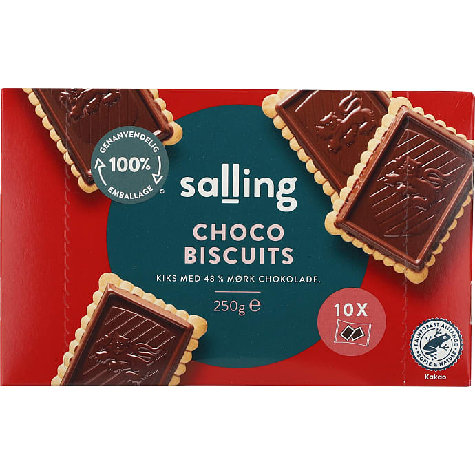 Kiks m. mørk chokolade