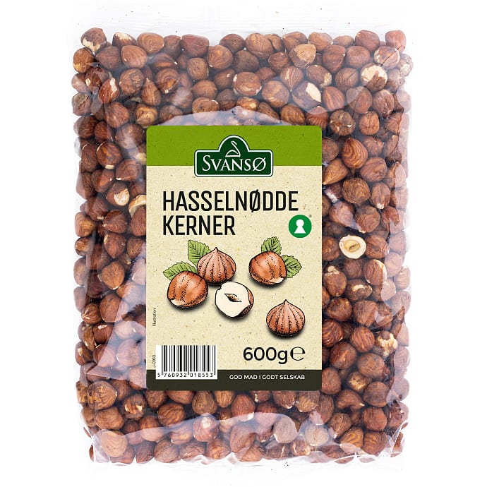 Hasselnøddekerner