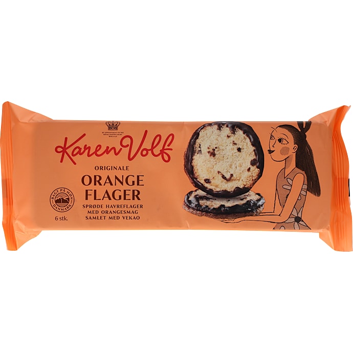 Havreflager m. appelsinsmag