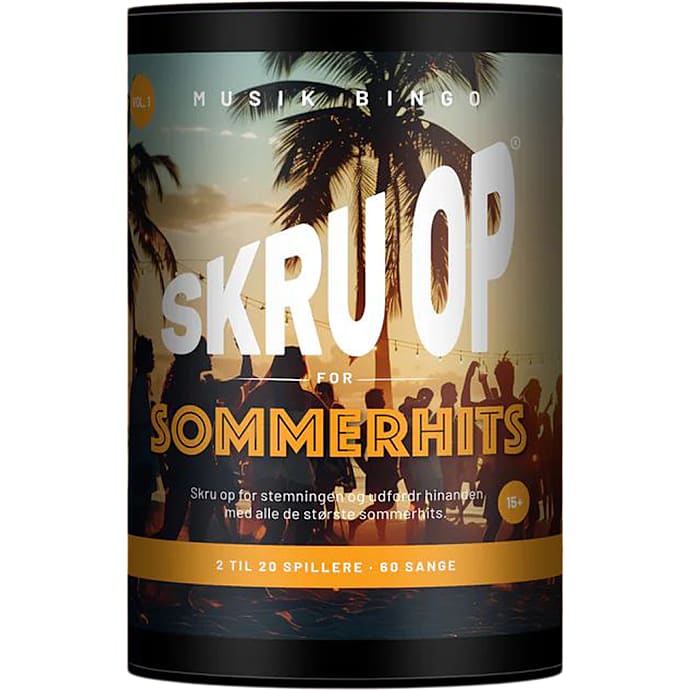 Skru Op for Sommerhits musikbingo