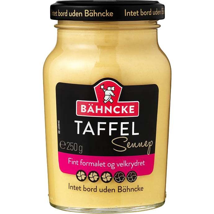 Bähncke Taffel Sennep velkrydret 250 g