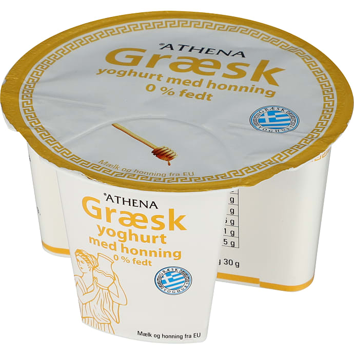 Athena Græsk yoghurt med honning 0% fedt